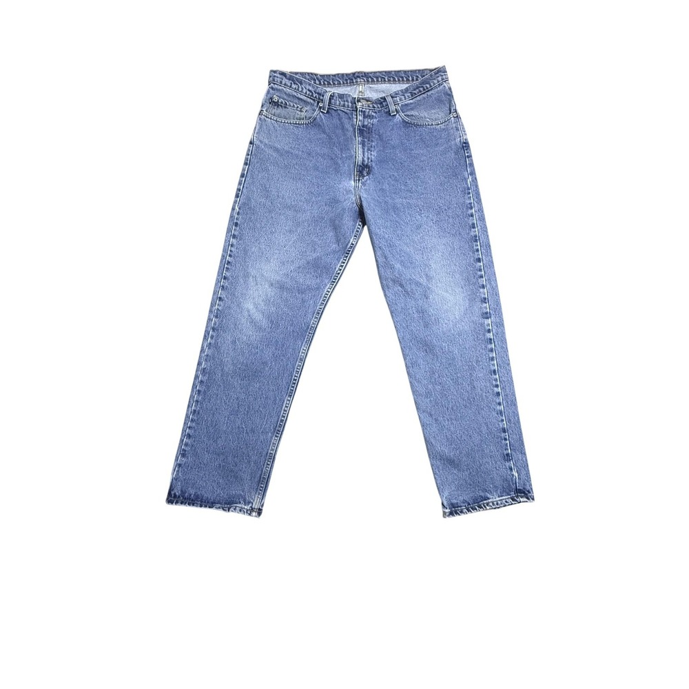 Polo Ralph Lauren Jeans Mens 36x30 Blue Denim Relaxed Fit Straight Leg High Rise